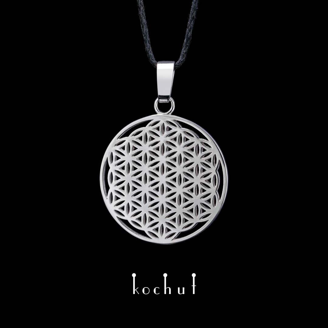 Pendant «Flower of life». Silver