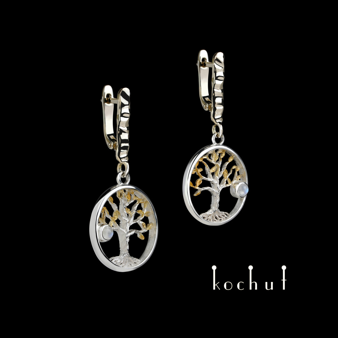 Pandora earrings tree 2025 of life