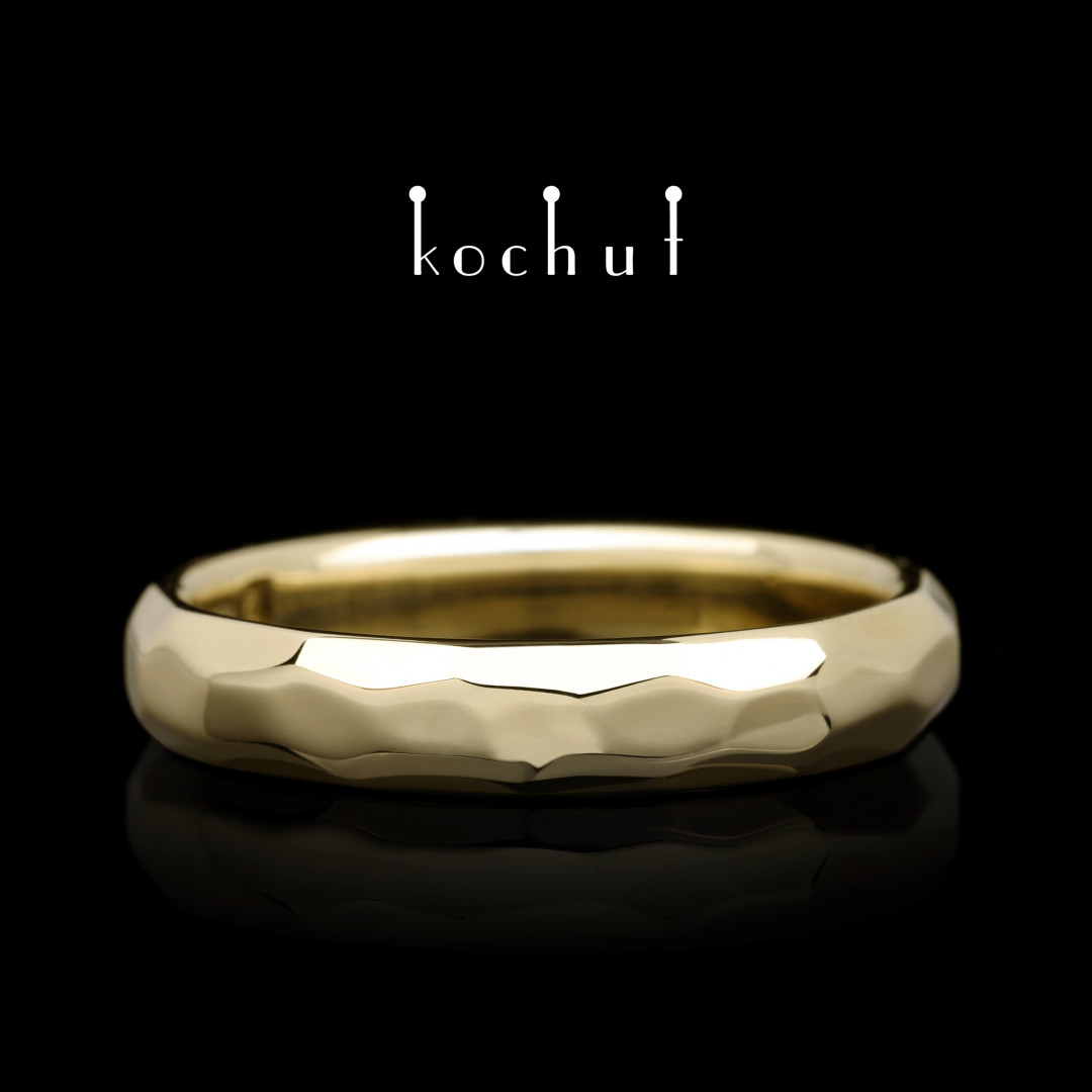 Wedding ring «Absolute». Yellow gold
