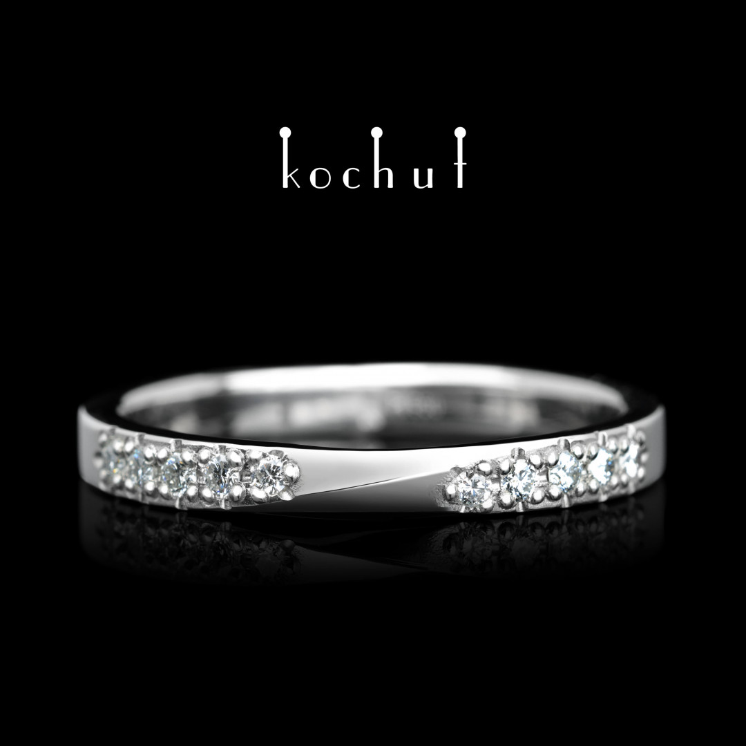 Ring «My inspiration». Platinum, diamonds