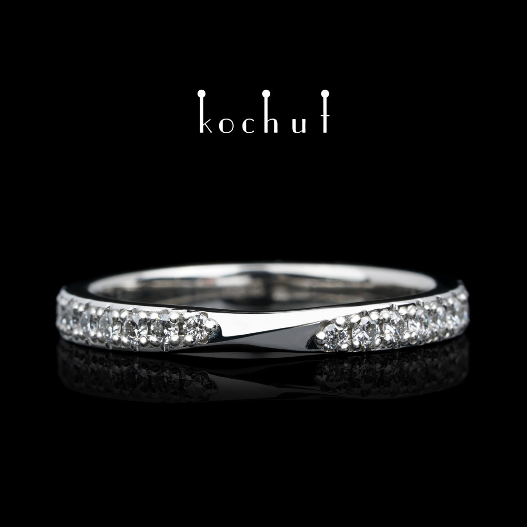 Ring «My inspiration». Platinum, diamonds